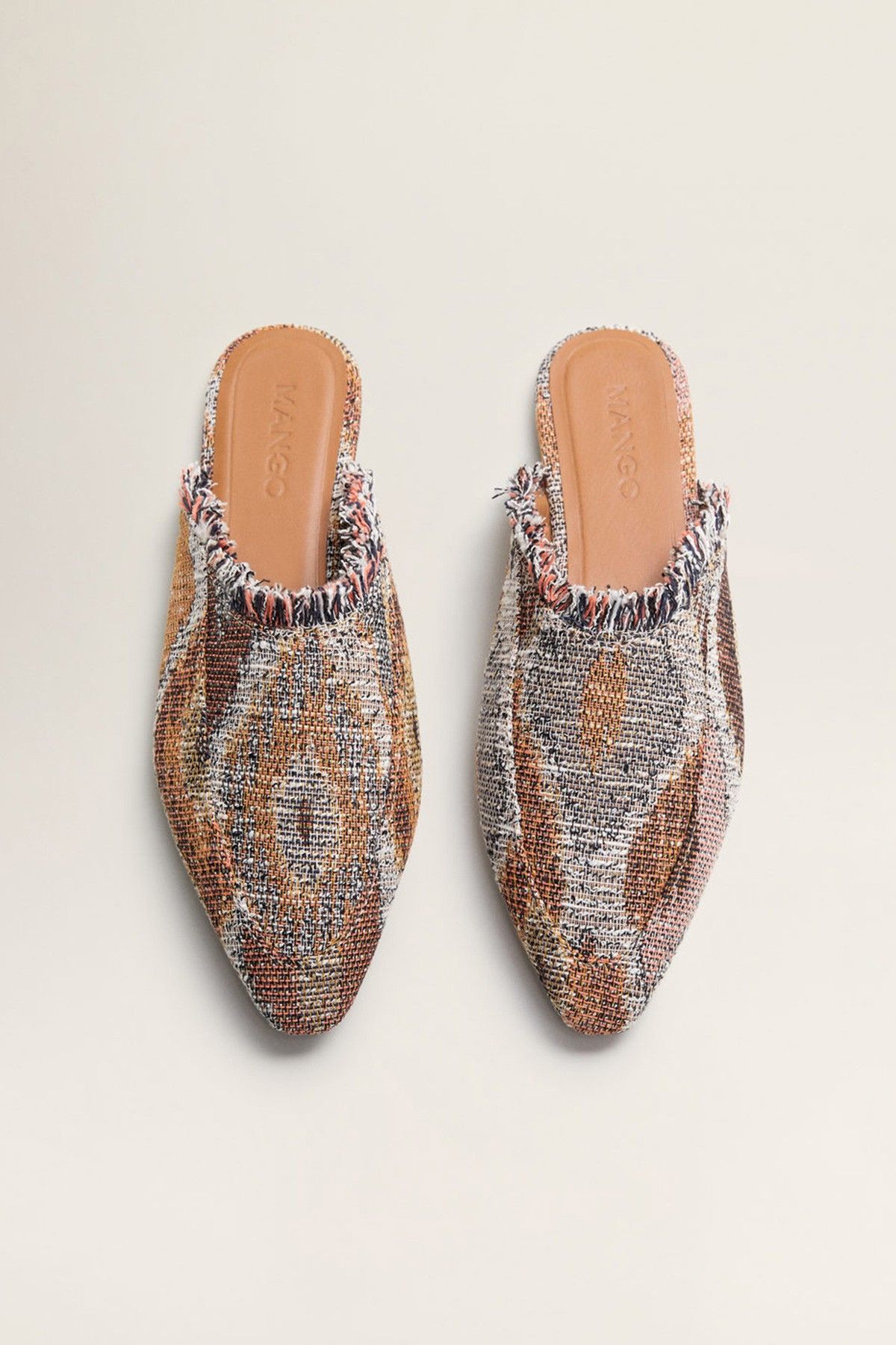 MANGO Fabric Babouches