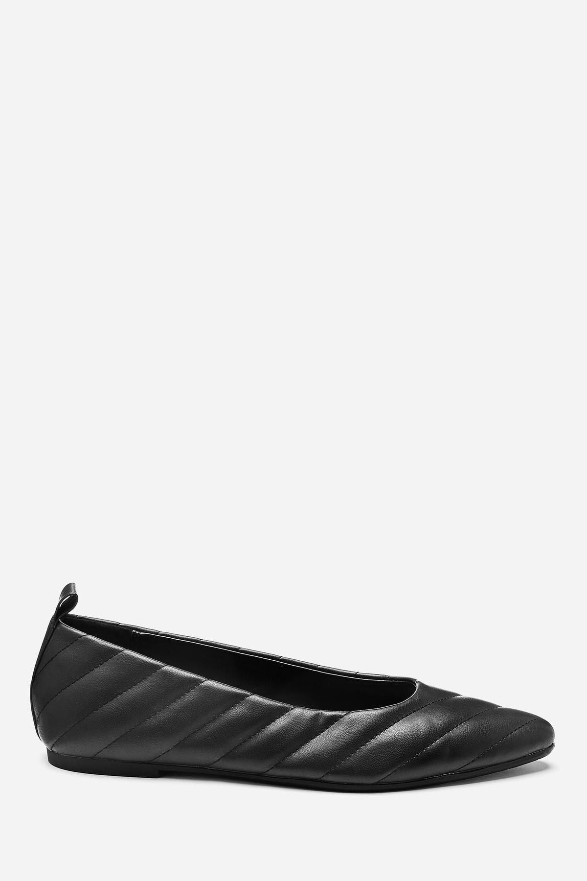 Almond Toe Quilted Ballerinas | NEXT | For Women