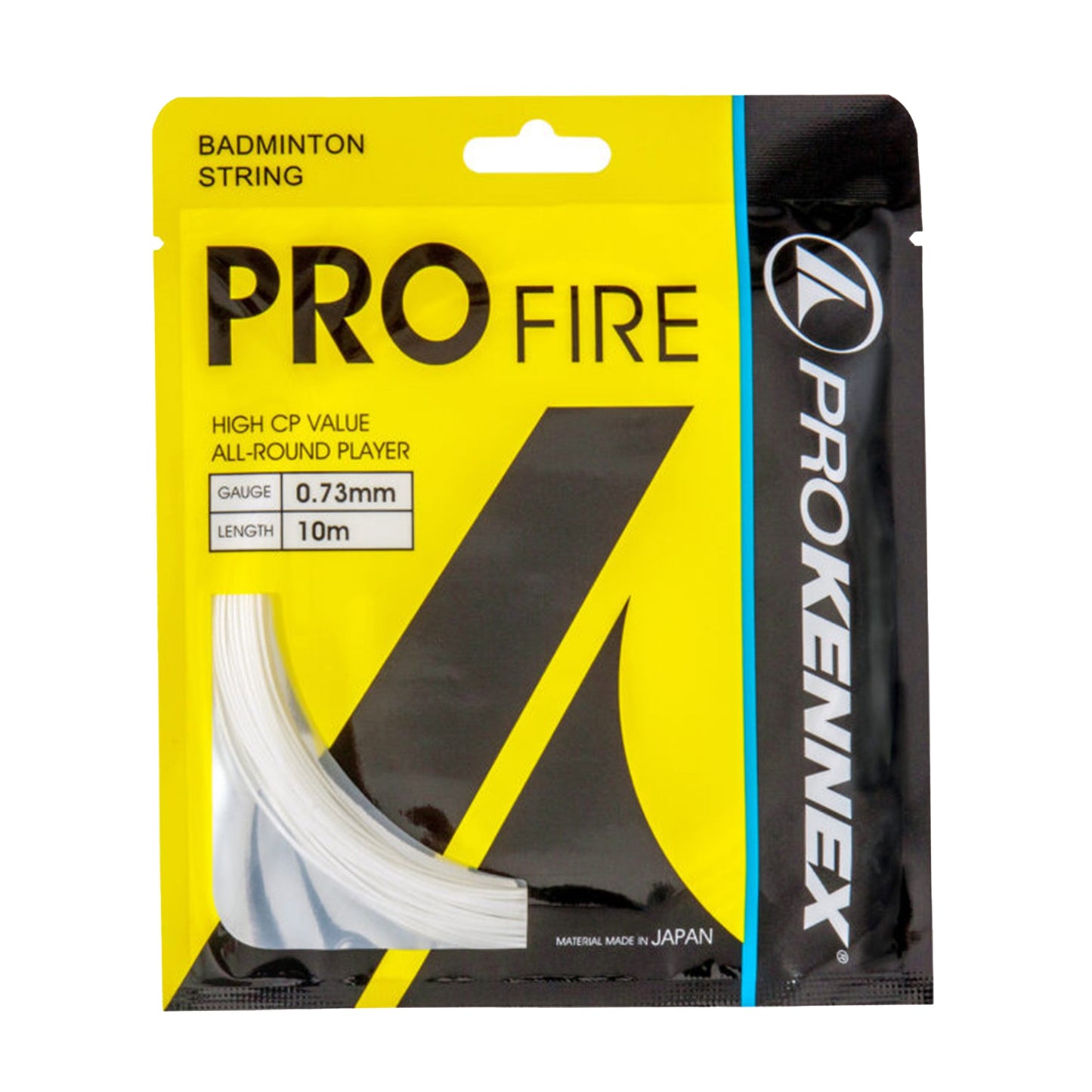 PROKENNEX Badminton String - Pro Fire 10m White | Prokennex Squash String | Squash String