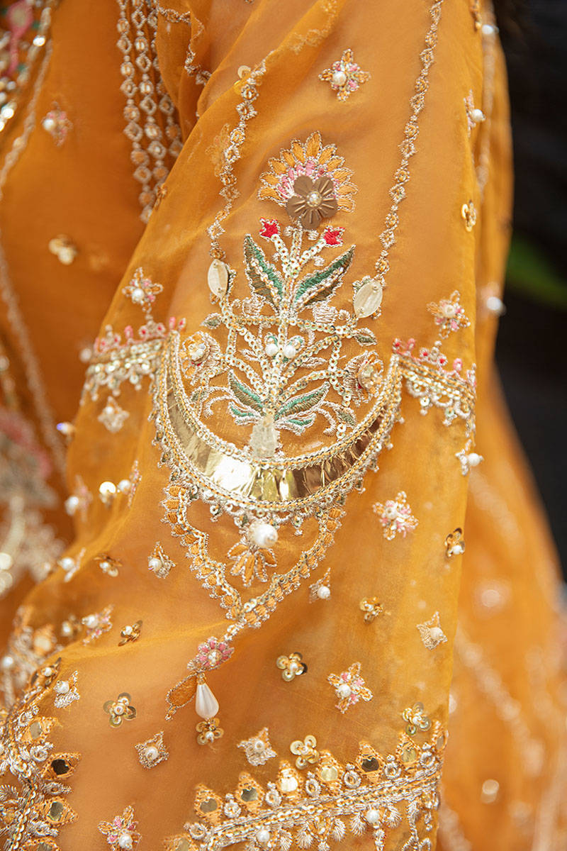 HENNA | MNR Zarlish Festive Unstitched Collection 2021 | Unstitched Embroidered Organza Suit