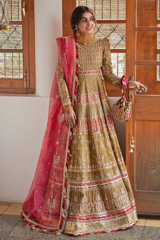 MISHII | MNR Zarlish Festive Unstitched Collection 2021 | Unstitched Embroidered Organza Suit