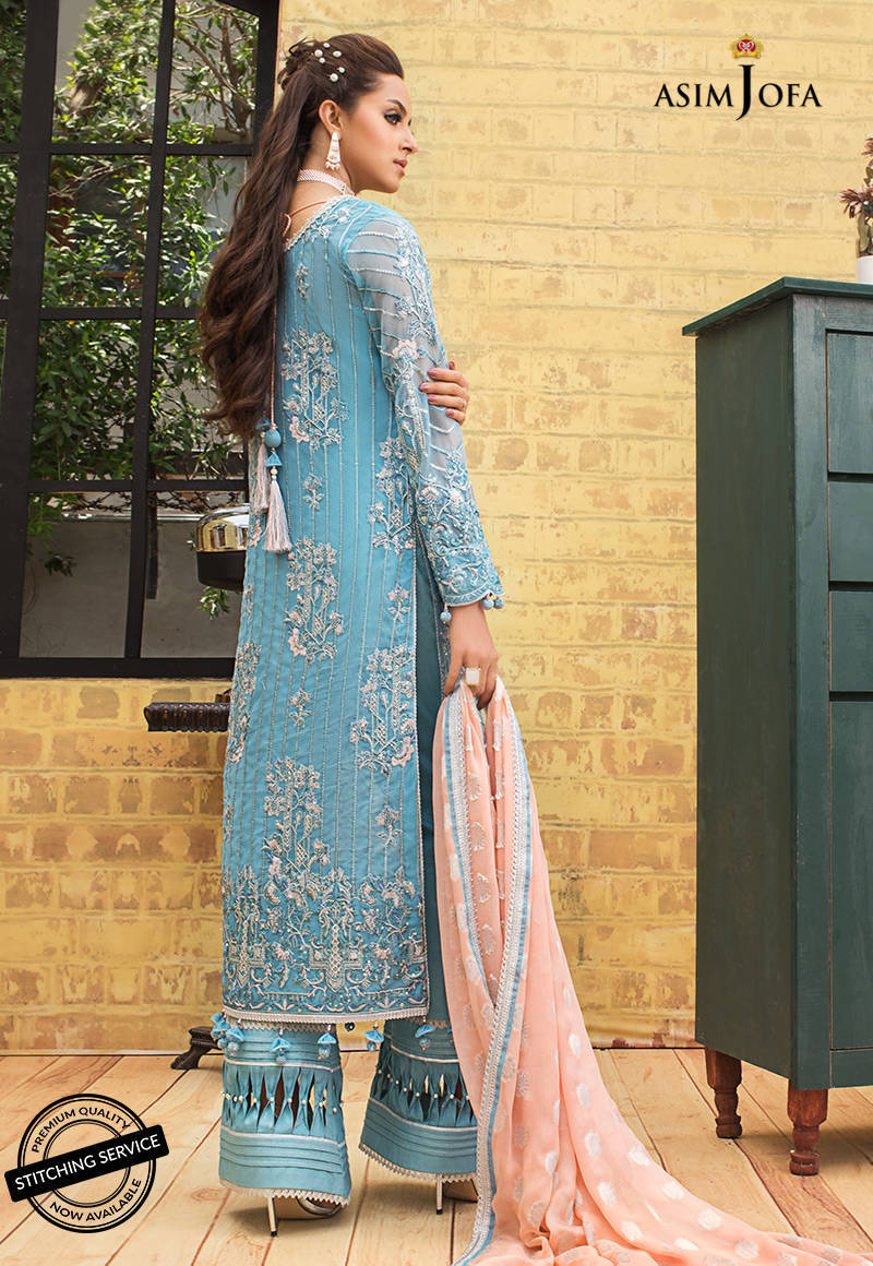 AJLE-21 | Asim Jofa Chiffon Collection 2021 Limited Edition Vol 2 | Unstitched Embroidered Chiffon Suits