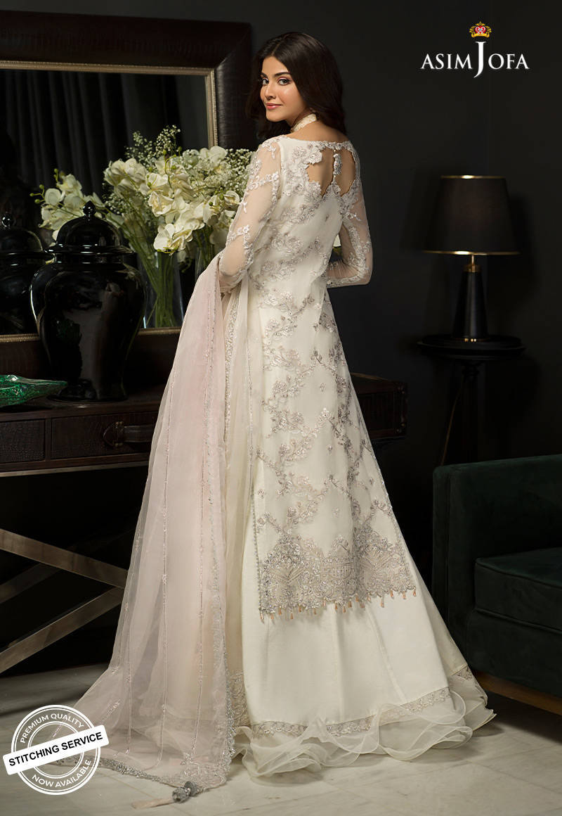 AJN-21 | Asim Jofa Ishq-e-Naubahar Collection 2021 | Unstitched Embroidered Organza Suits