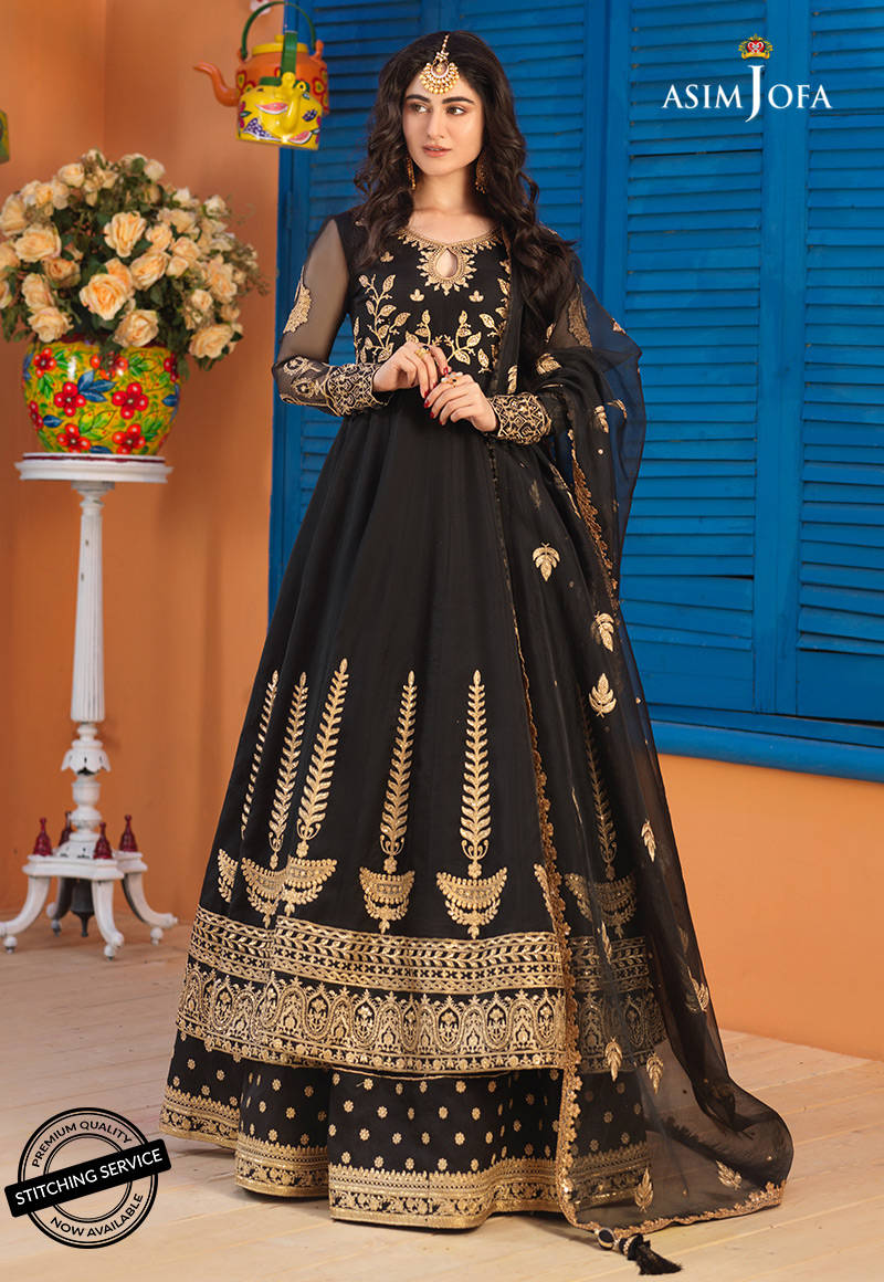 AJFC-65 | Asim Jofa Basant Collection 2022 | Unstitched Embroidered Organza Suit
