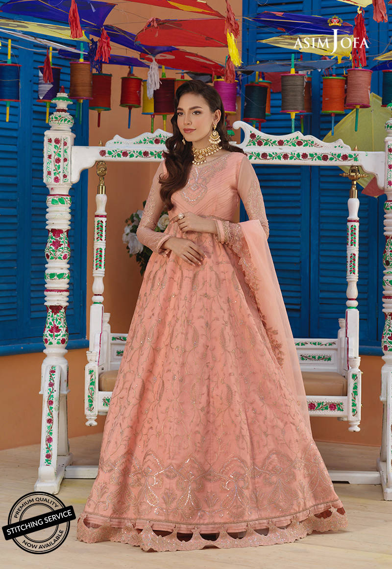 AJFC-72 | Asim Jofa Basant Collection 2022 | Unstitched Embroidered Organza Suit