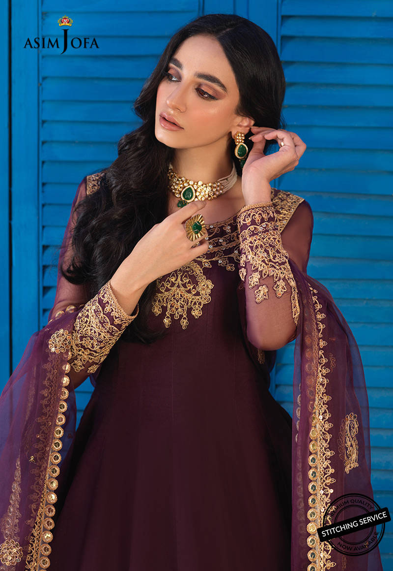 AJFC-73 | Asim Jofa Basant Collection 2022 | Unstitched Embroidered Organza Suit