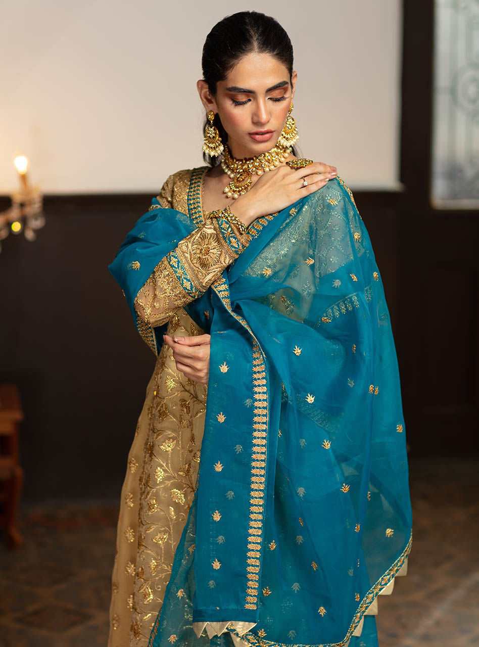 AMINEH | Zainab Chottani Wedding Festive Collection 2021 | Unstitched Embroidered Organza Suits