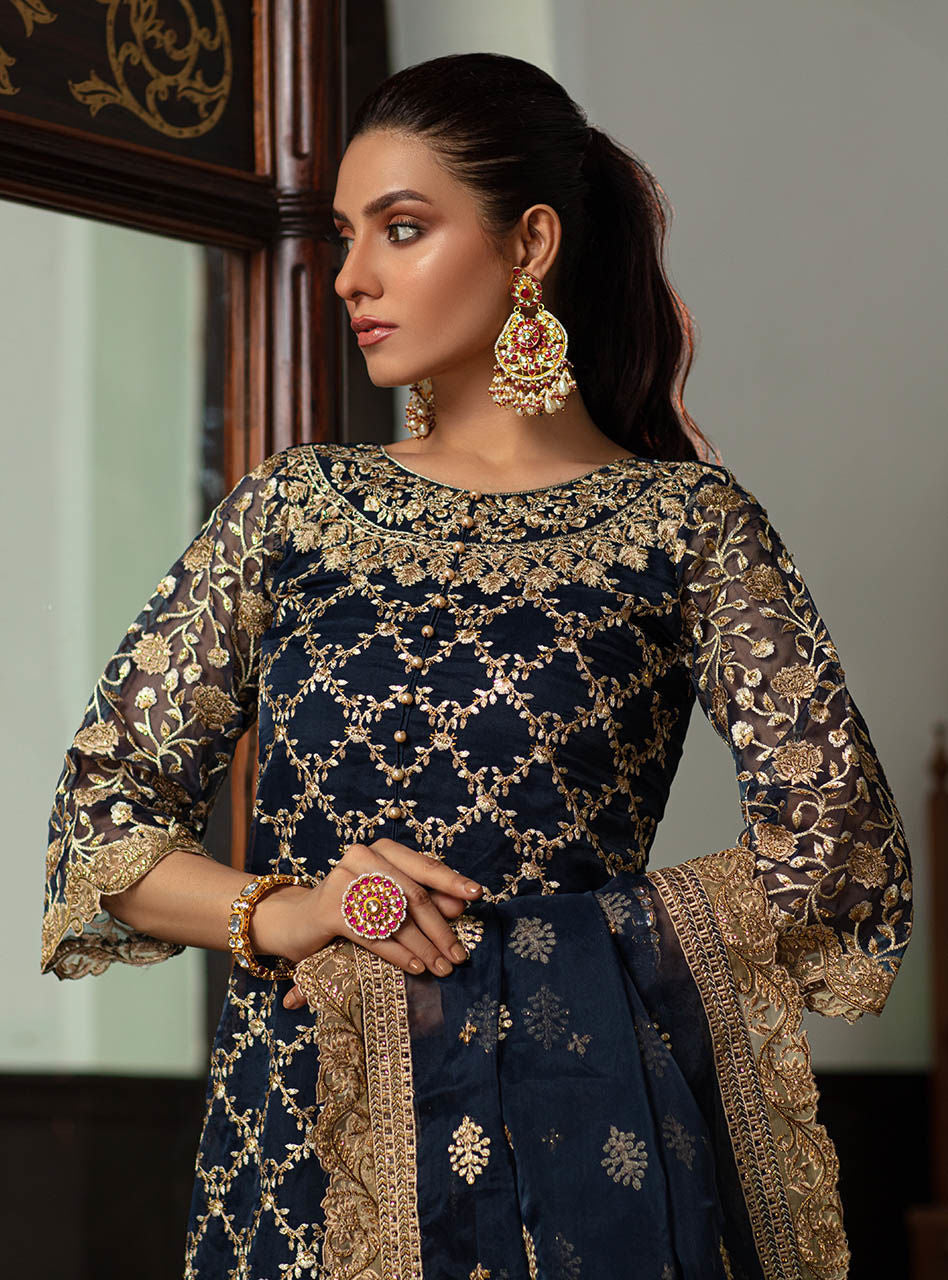 SANEM | Zainab Chottani Wedding Festive Collection 2021 | Unstitched Embroidered Organza Suits