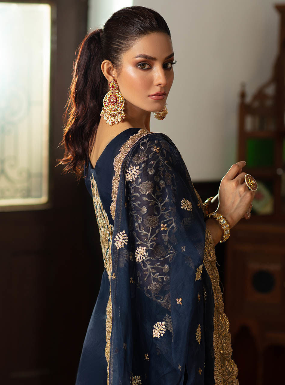 SANEM | Zainab Chottani Wedding Festive Collection 2021 | Unstitched Embroidered Organza Suits