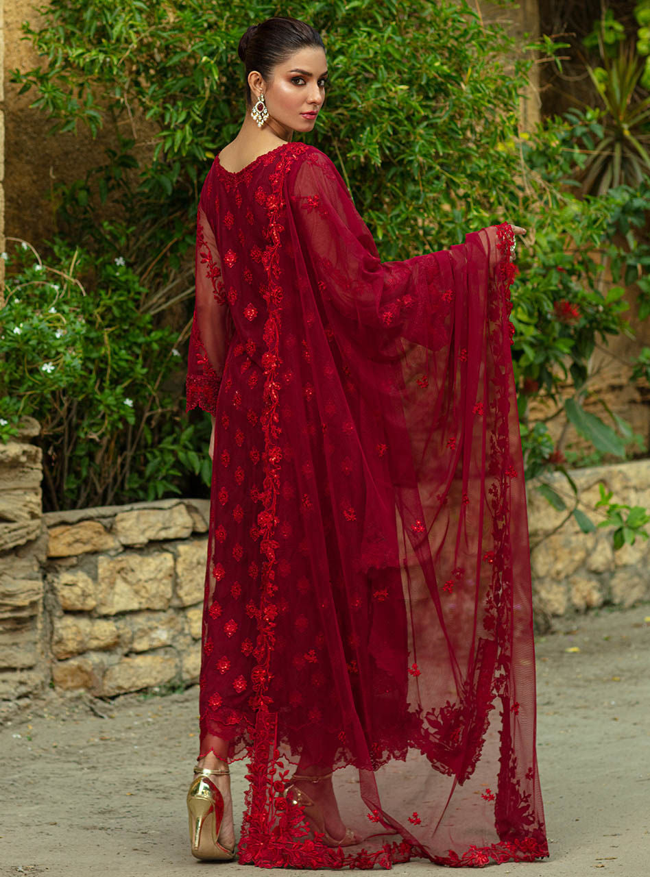 AERGUL | Zainab Chottani Wedding Festive Collection 2021 | Unstitched Embroidered and Embellished Net Suits