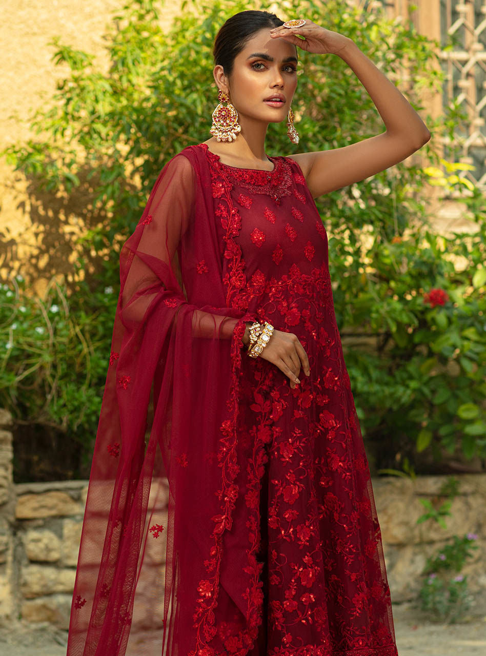 AERGUL | Zainab Chottani Wedding Festive Collection 2021 | Unstitched Embroidered and Embellished Net Suits