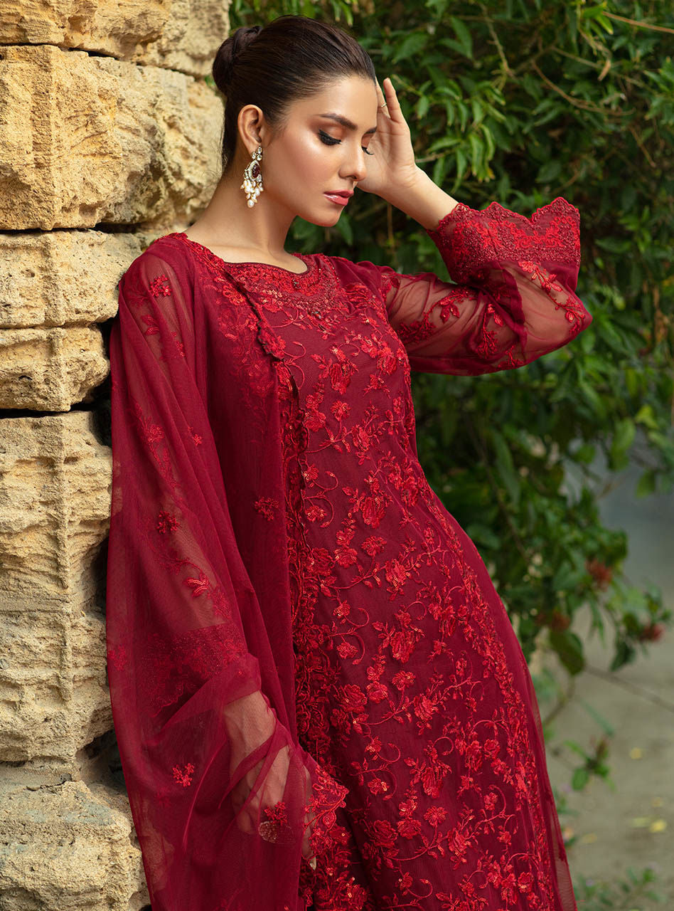 AERGUL | Zainab Chottani Wedding Festive Collection 2021 | Unstitched Embroidered and Embellished Net Suits