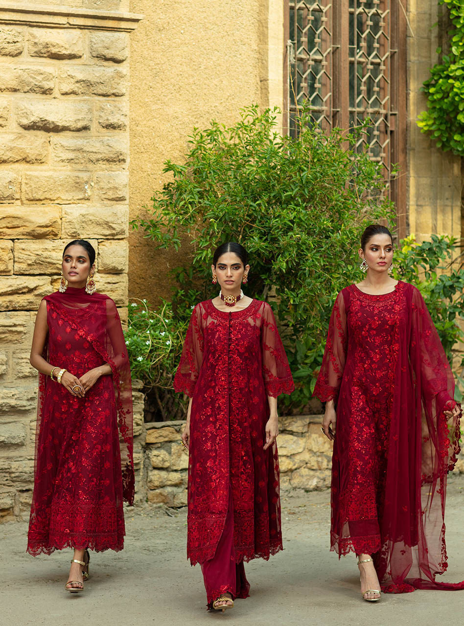 AERGUL | Zainab Chottani Wedding Festive Collection 2021 | Unstitched Embroidered and Embellished Net Suits