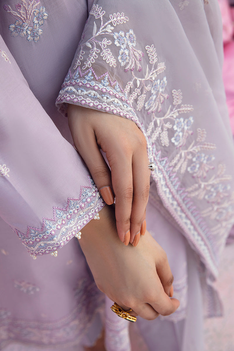 MISTY LILAC-3PC LAWN EMBROIDERED SUIT| Cross Stitch 2023