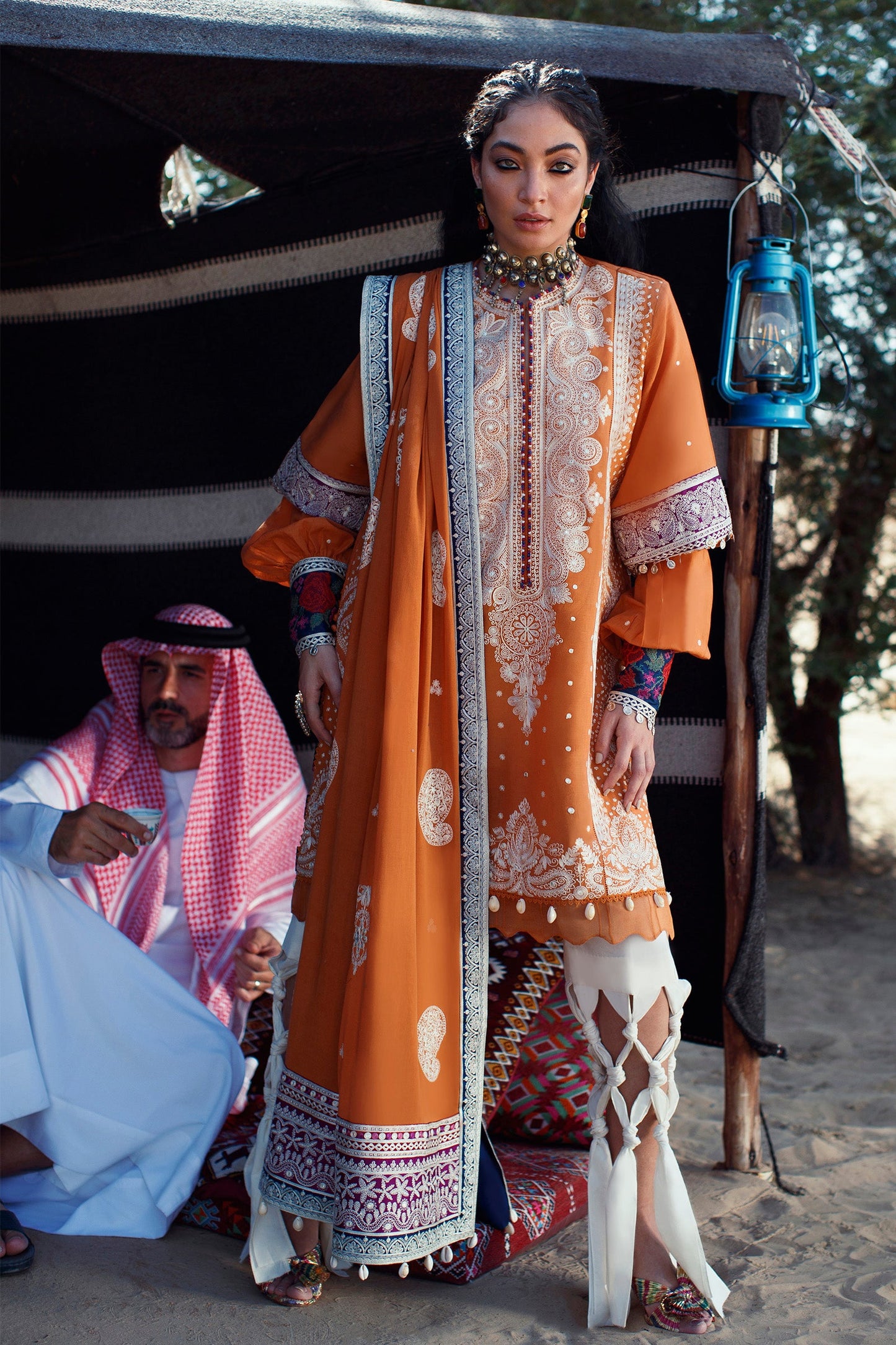 EL22-05 B (REEM) | Elan Lawn 2022 | Unstitched Embroidered Lawn Suit