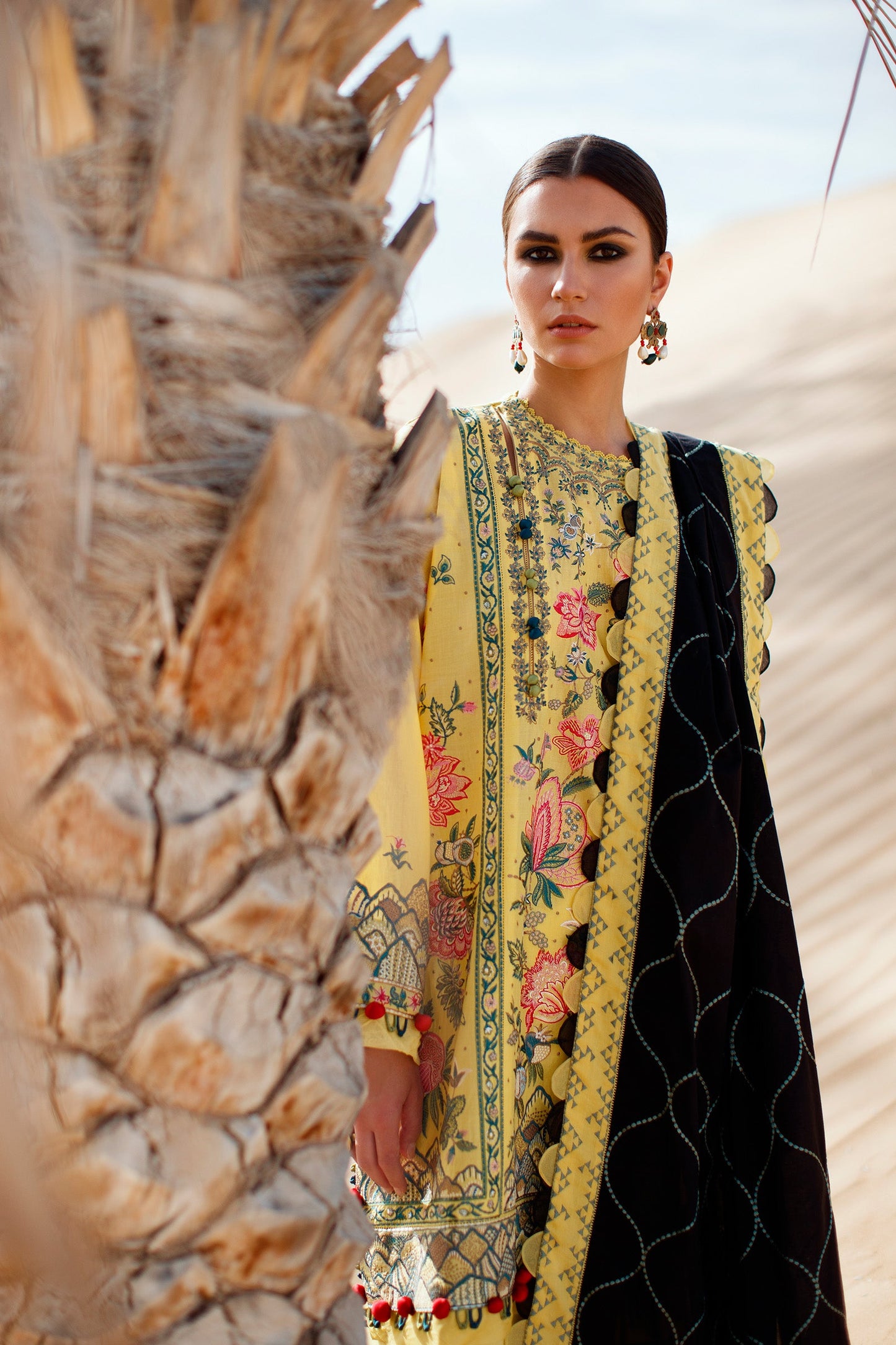 TALAYEH (ZL22-06 A) | Zaha Summer Lawn Collection 2022 | Unstitched Embroidered Lawn Suits