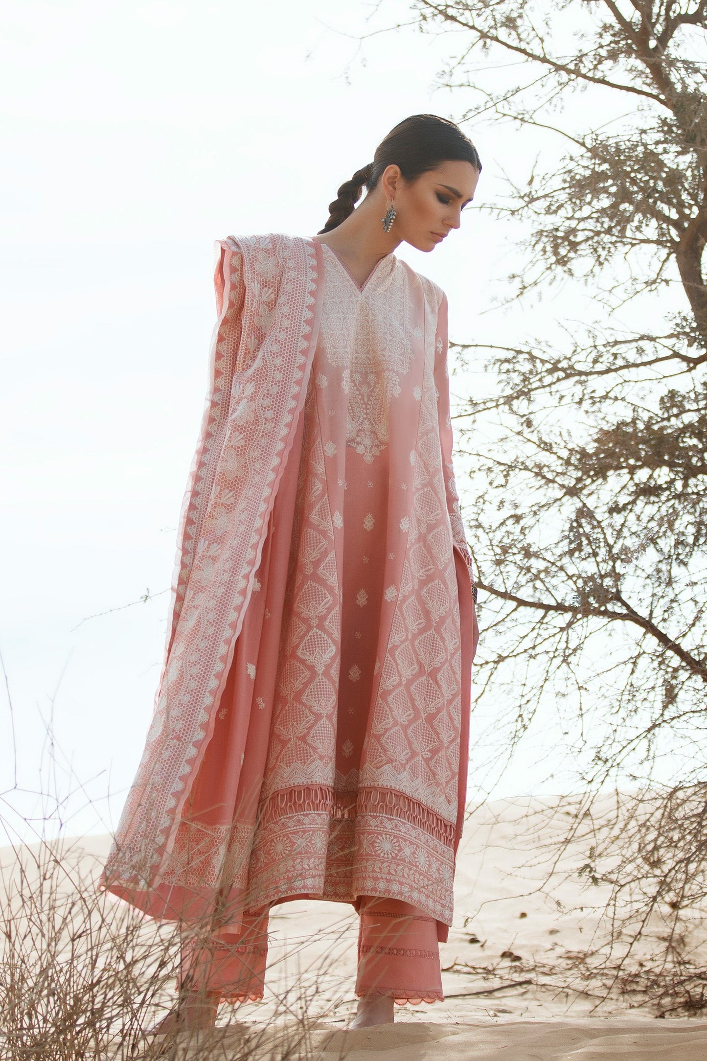 PARISA (ZL22-03 B) | Zaha Summer Lawn Collection 2022 | Unstitched Embroidered Lawn Suits