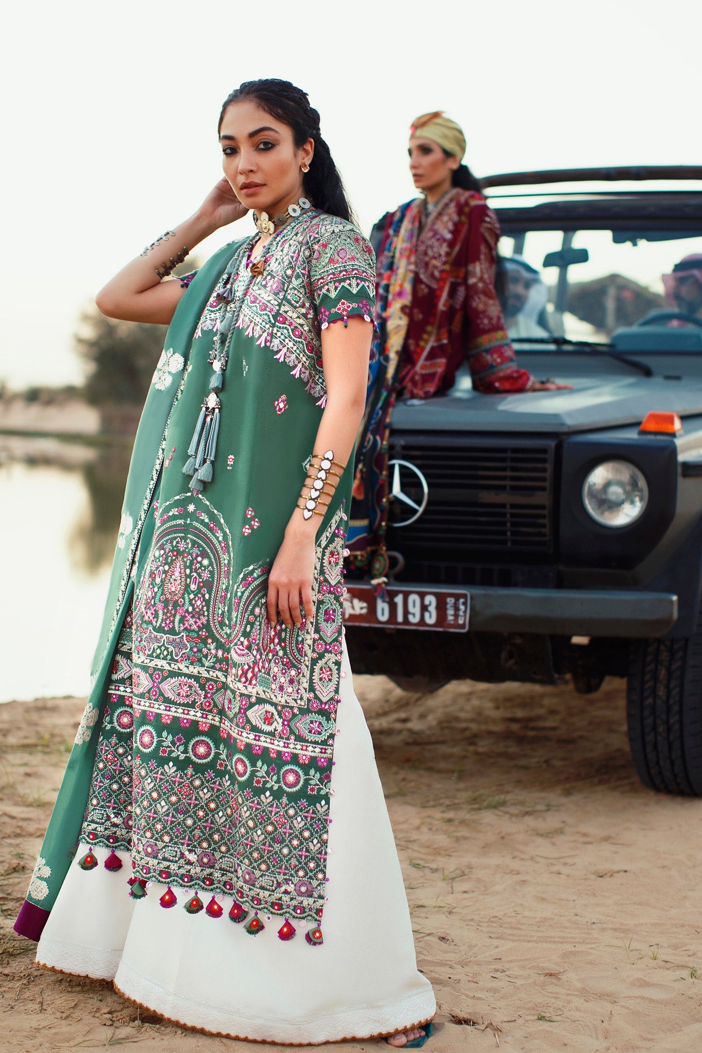 EL22-07 A (ZEINA) | Elan Lawn 2022 | Unstitched Embroidered Lawn Suit