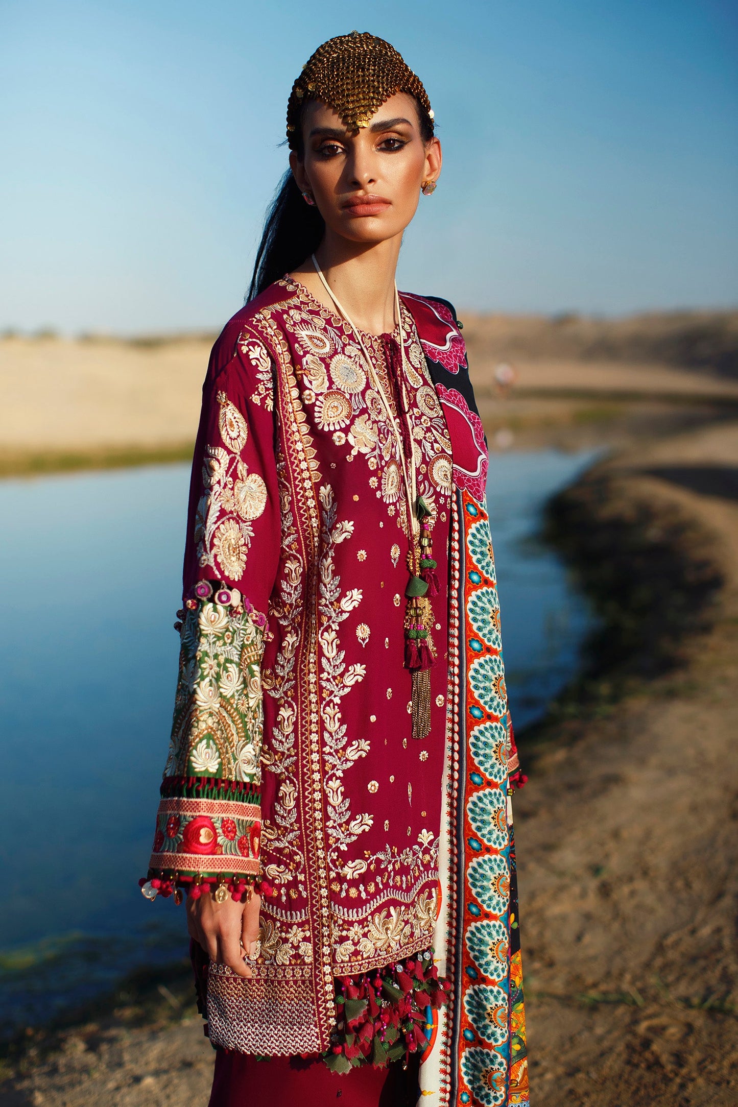 EL22-09 A (NIMA) | Elan Lawn 2022 | Unstitched Embroidered Lawn Suit