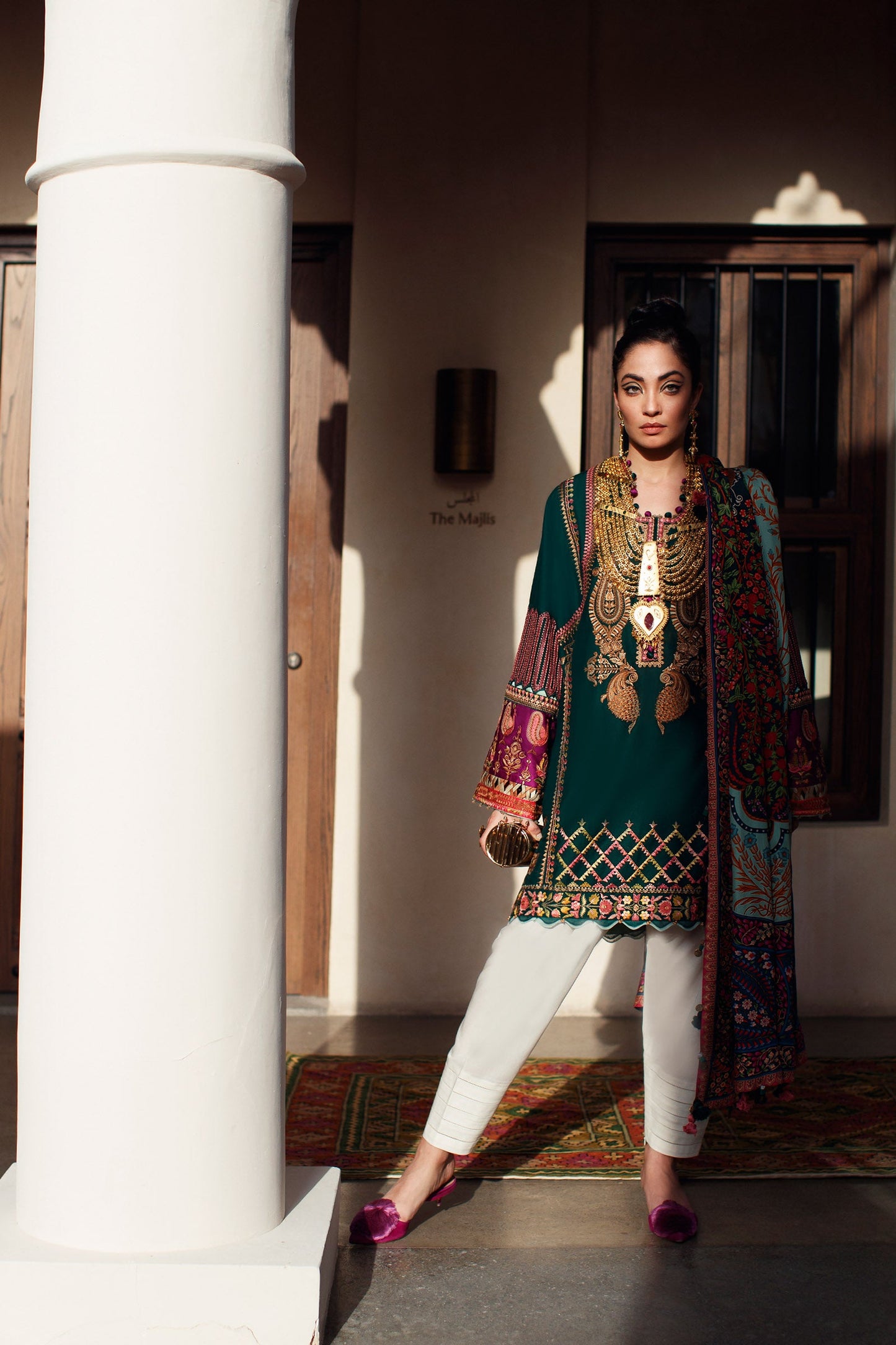 EL22-08 A (RIYA) | Elan Lawn 2022 | Unstitched Embroidered Lawn Suit