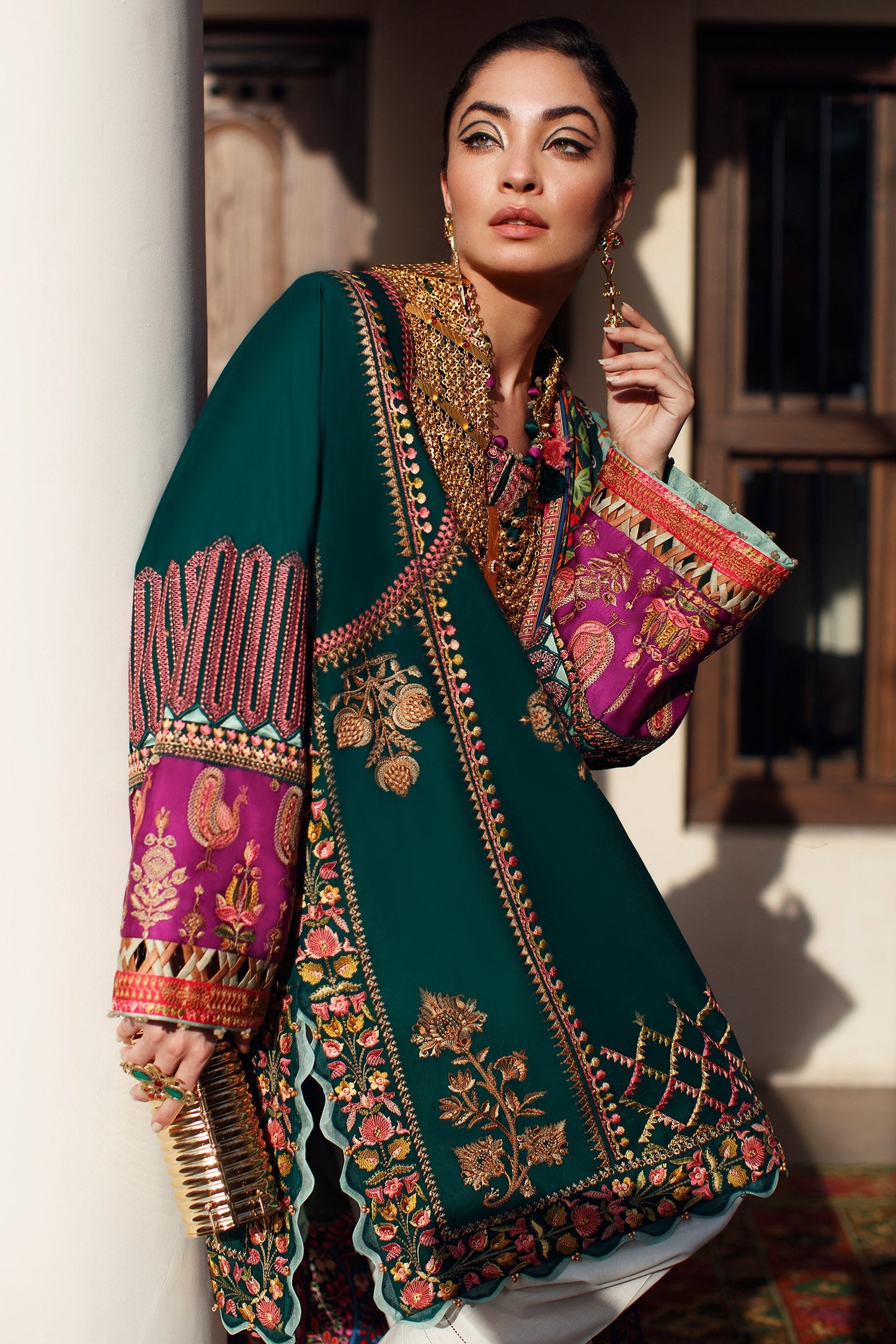 EL22-08 A (RIYA) | Elan Lawn 2022 | Unstitched Embroidered Lawn Suit