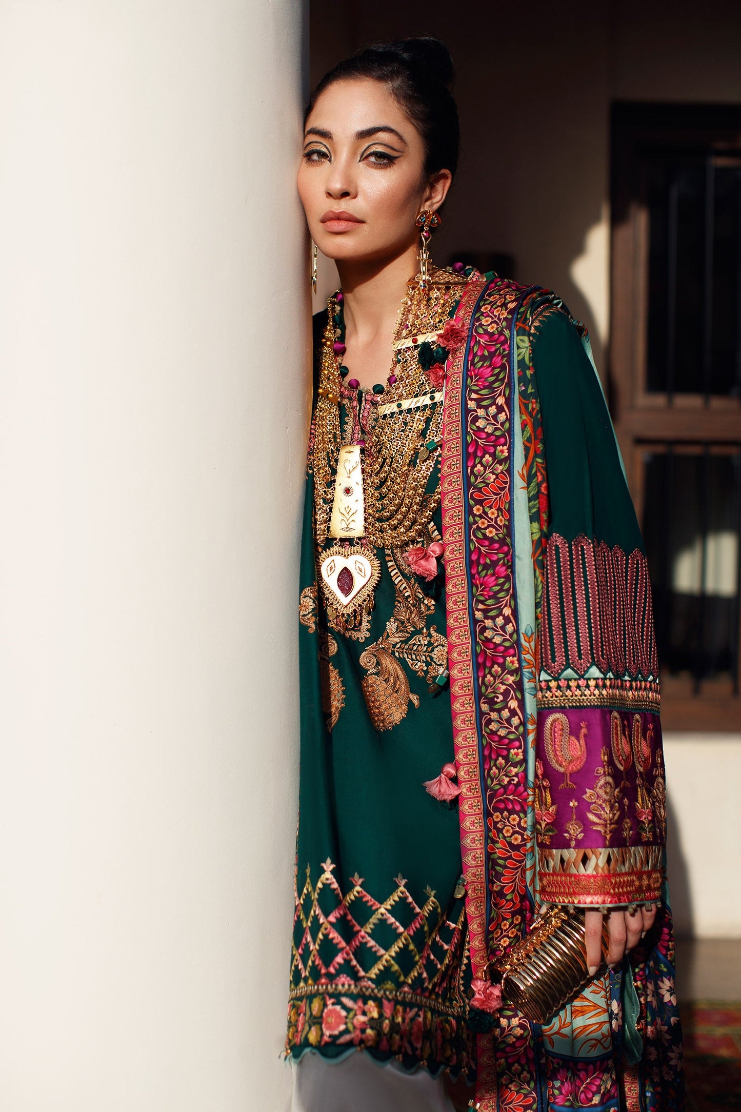 EL22-08 A (RIYA) | Elan Lawn 2022 | Unstitched Embroidered Lawn Suit