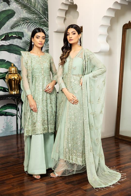 Saphir | Alizeh Royale De Luxe Collection | Unstitched Embroidered Chiffon Suits