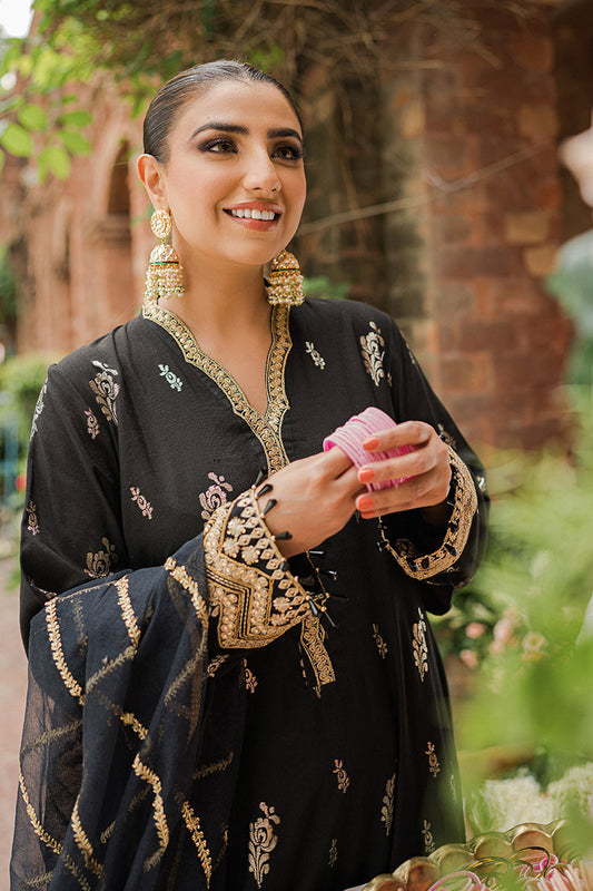 MUSHK-O TALAA-3PC | Cross Stitch The Bride Tribe Wedding Festive Collection 2022 | Unstitched Embroidered Jacquard Suits | Cross Stitch 2023