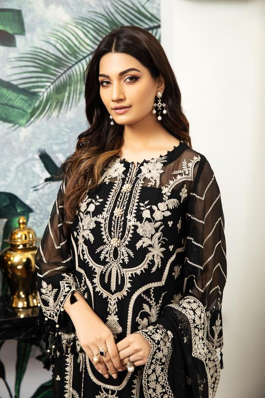 Clara | Alizeh Royale De Luxe Collection | Unstitched Embroidered Chiffon Suits