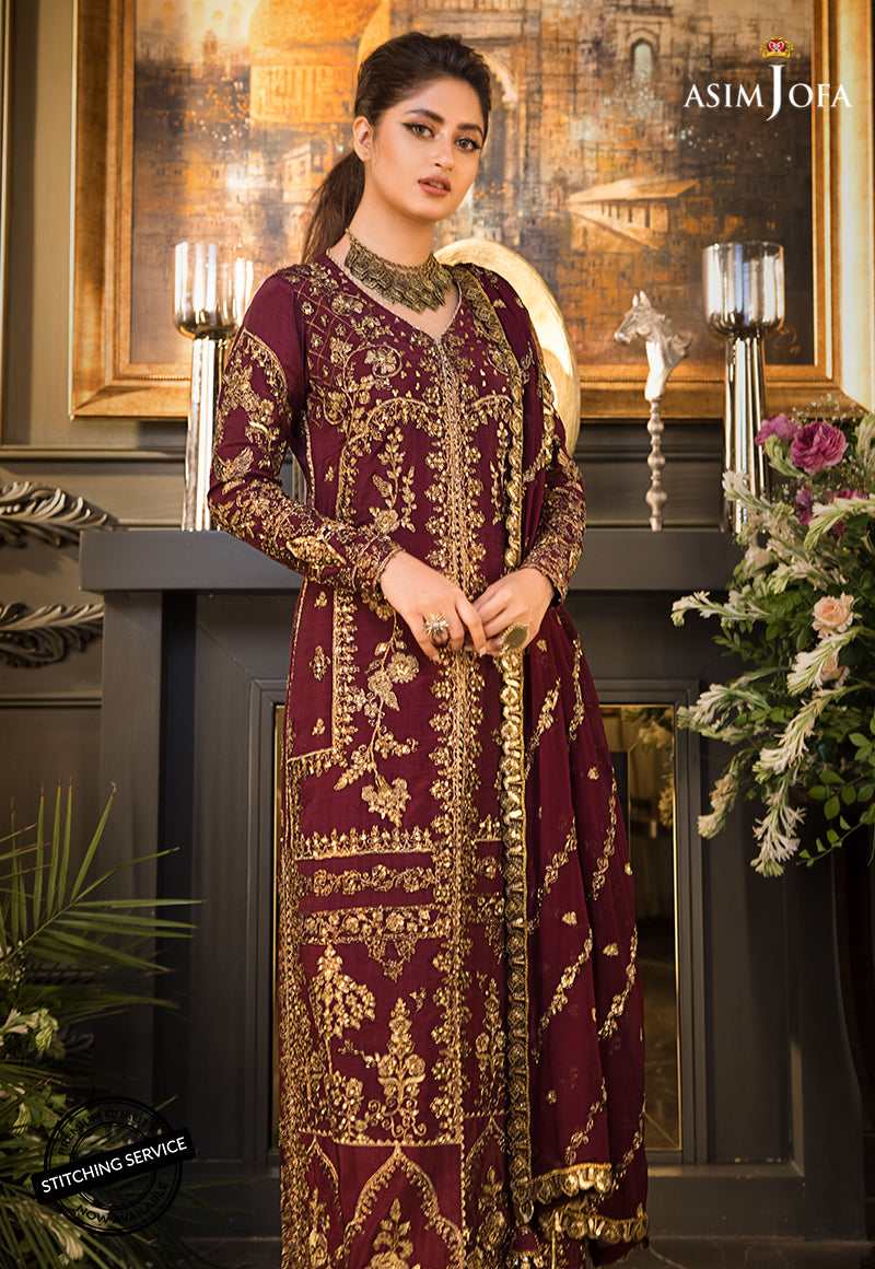 AJSE-02 | Asim Jofa Jaan-e-Adaa Sajal Edit Collection 2022 | Unstitched Embroidered Suits