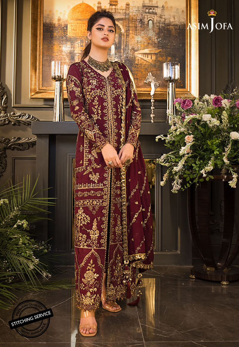 AJSE-02 | Asim Jofa Jaan-e-Adaa Sajal Edit Collection 2022 | Unstitched Embroidered Suits