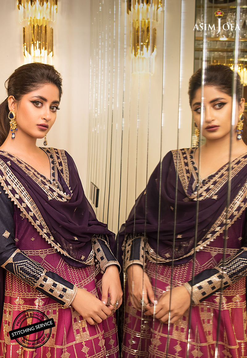 AJSE-11 | Asim Jofa Jaan-e-Adaa Sajal Edit Collection 2022 | Unstitched Embroidered Suits