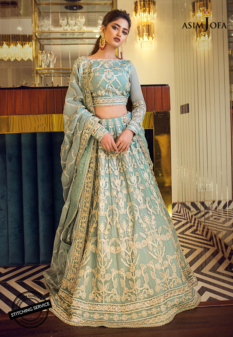 AJSE-12 | Asim Jofa Jaan-e-Adaa Sajal Edit Collection 2022 | Unstitched Embroidered Suits