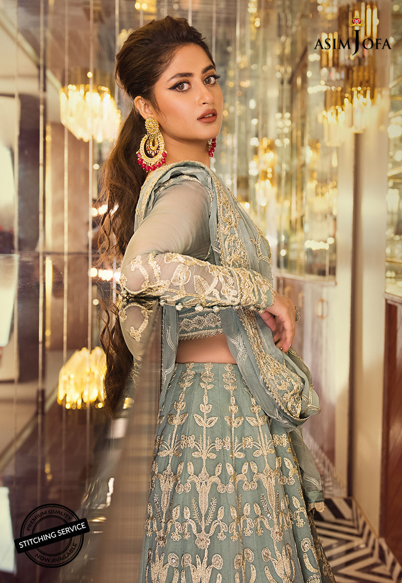 AJSE-12 | Asim Jofa Jaan-e-Adaa Sajal Edit Collection 2022 | Unstitched Embroidered Suits