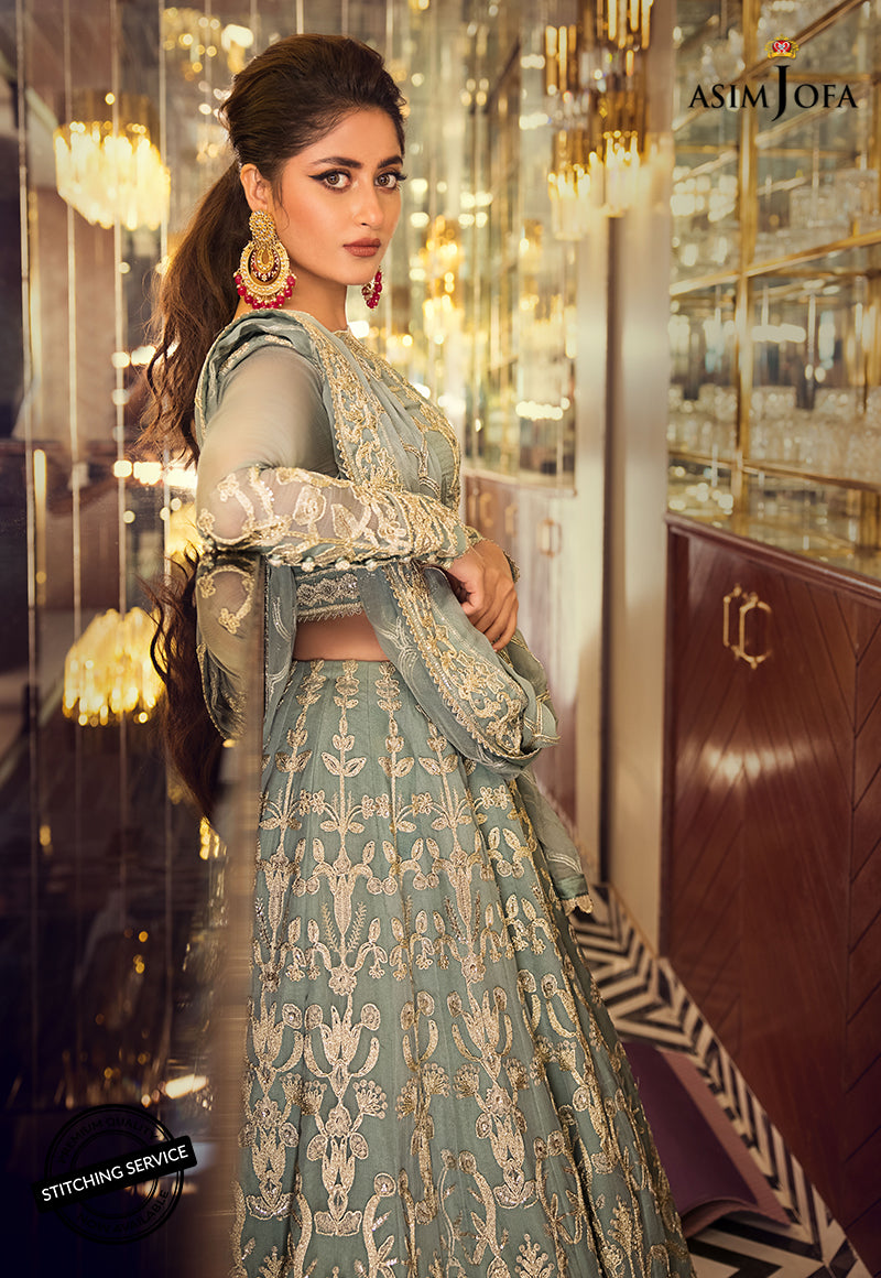 AJSE-12 | Asim Jofa Jaan-e-Adaa Sajal Edit Collection 2022 | Unstitched Embroidered Suits