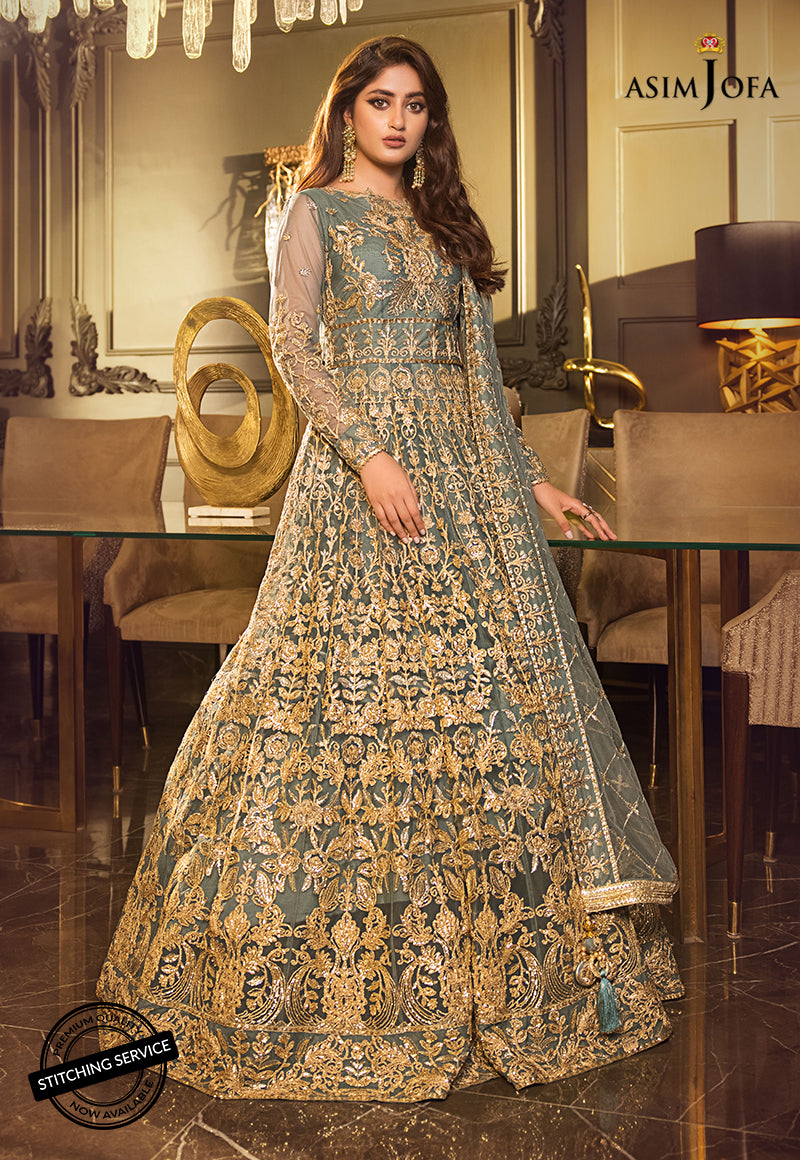 AJSE-05 | Asim Jofa Jaan-e-Adaa Sajal Edit Collection 2022 | Unstitched Embroidered Suits