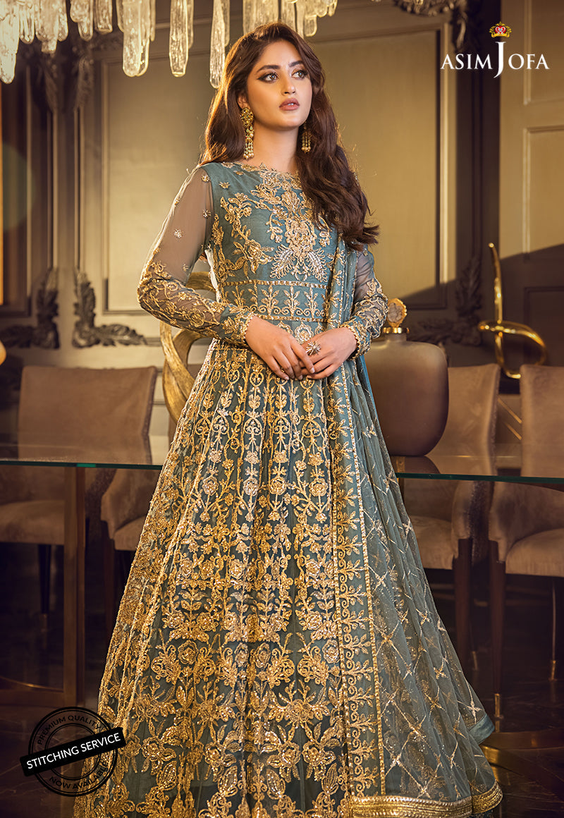 AJSE-05 | Asim Jofa Jaan-e-Adaa Sajal Edit Collection 2022 | Unstitched Embroidered Suits