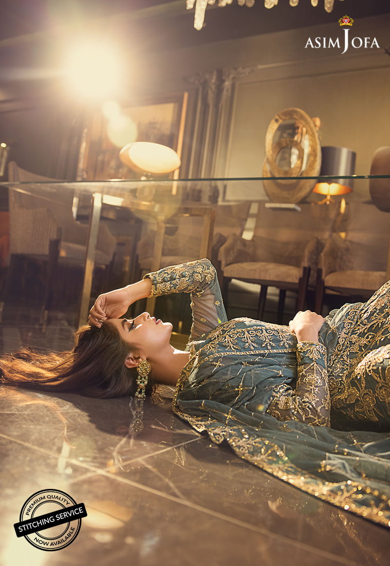 AJSE-05 | Asim Jofa Jaan-e-Adaa Sajal Edit Collection 2022 | Unstitched Embroidered Suits