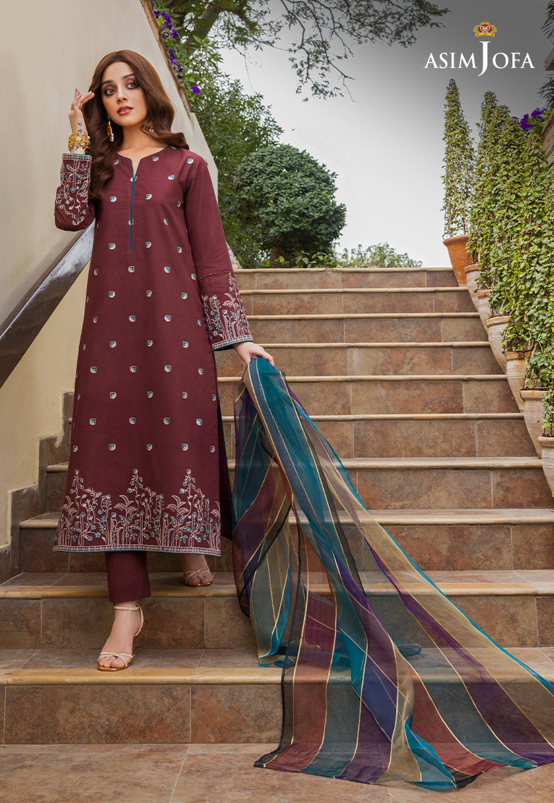 AJPE-35 (2-PC) | Asim Jofa Pret Essentials Eid Edit II Collection | Embroidered Stitched RTW Suits