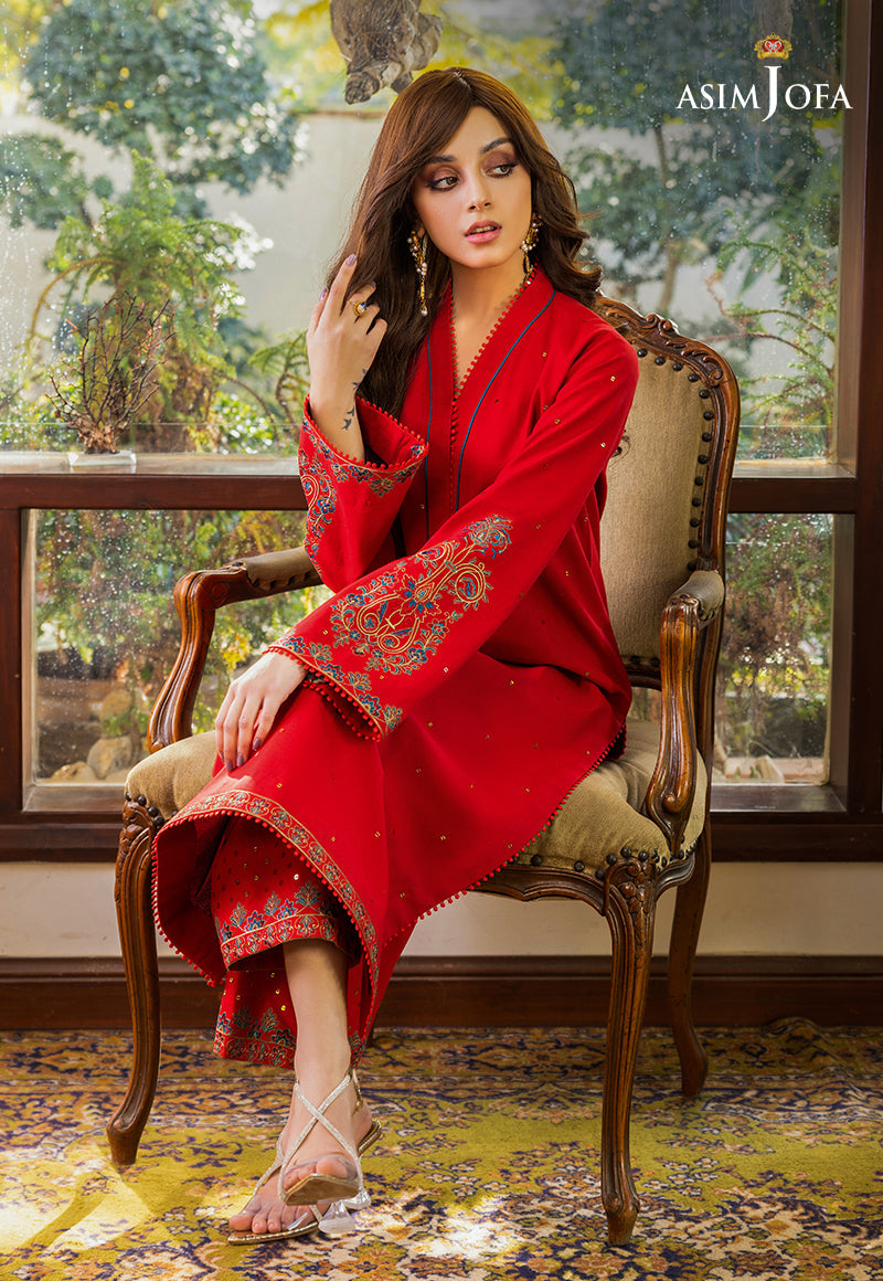 AJPE-43 (2-PC) | Asim Jofa Pret Essentials Eid Edit II Collection | Embroidered Stitched RTW Suits