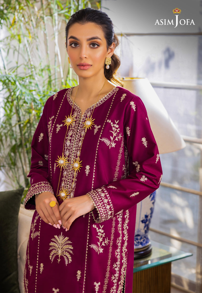 AJPE-18 (2-PC) | Asim Jofa Pret Essentials Eid Edit II Collection | Embroidered Stitched RTW Suits