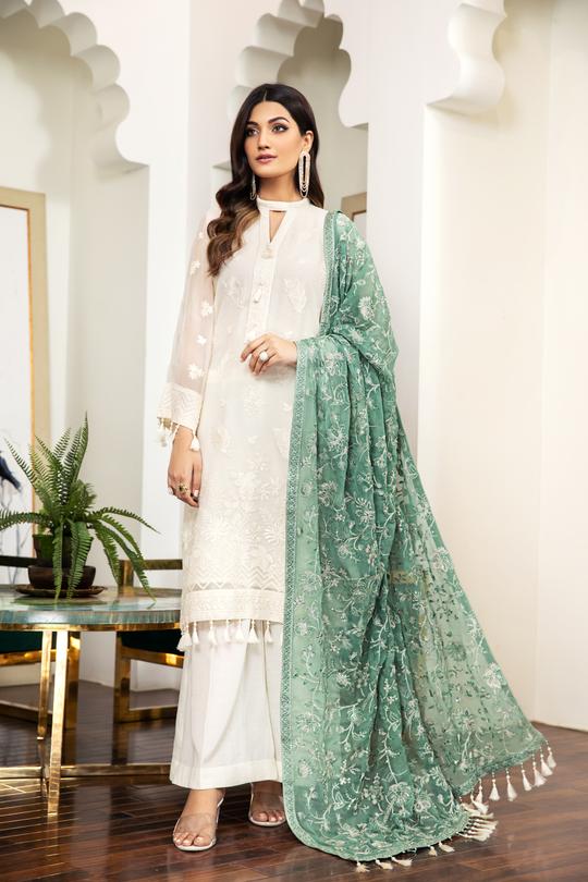 Lilas | Alizeh Royale De Luxe Collection | Unstitched Embroidered Chiffon Suits