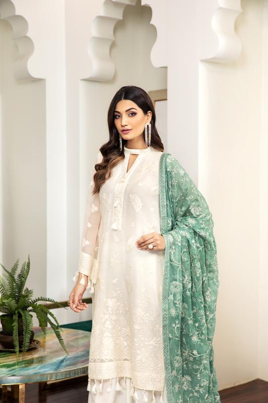 Lilas | Alizeh Royale De Luxe Collection | Unstitched Embroidered Chiffon Suits