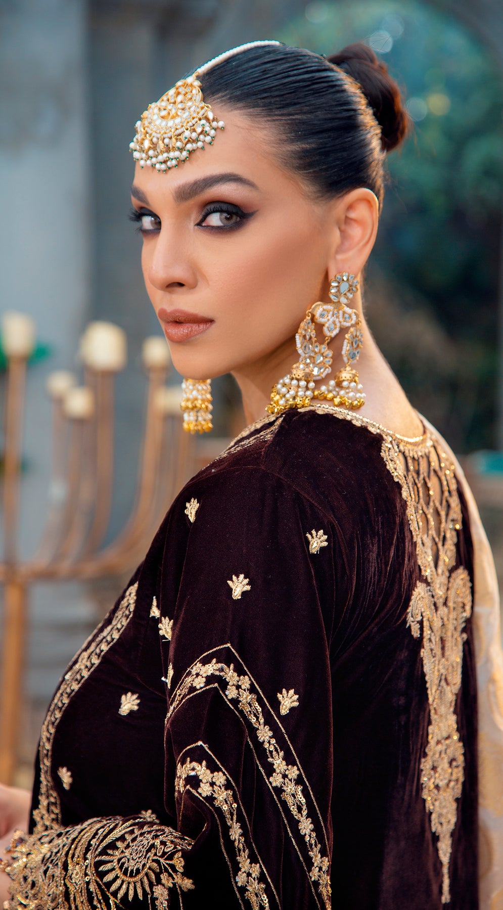 ELAN VL 121-03 | Anaya by Kiran Chaudhry Velour De Fete '21 | Unstitched Embroidered Velvet Suits