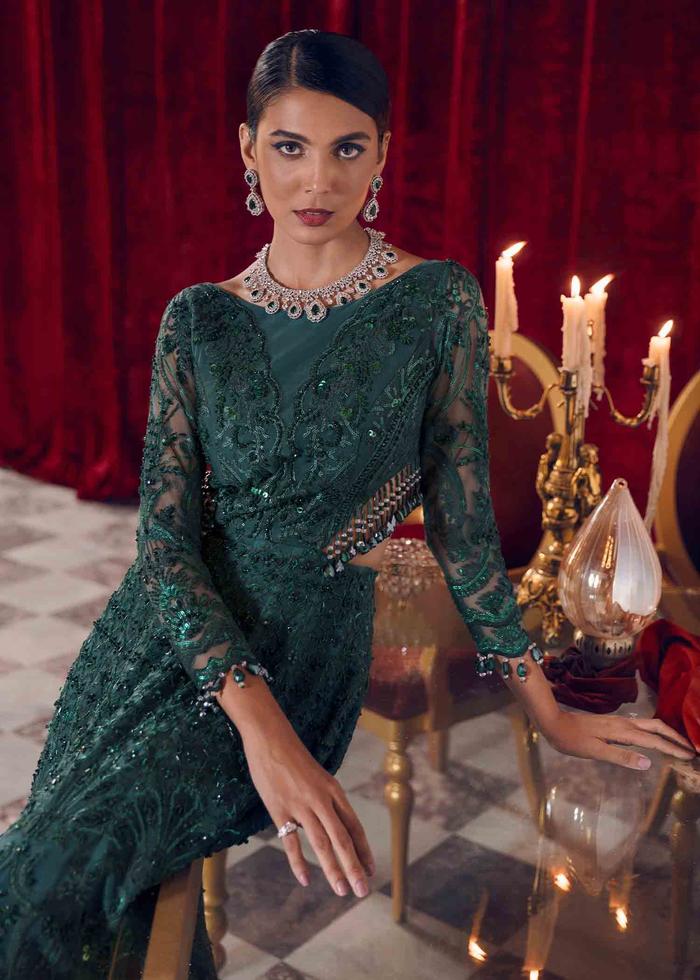 ZOE | Reign Reignaissance Luxury Wedding Collection | Unstitched Embroidered Net Suits with Heavy Handwork