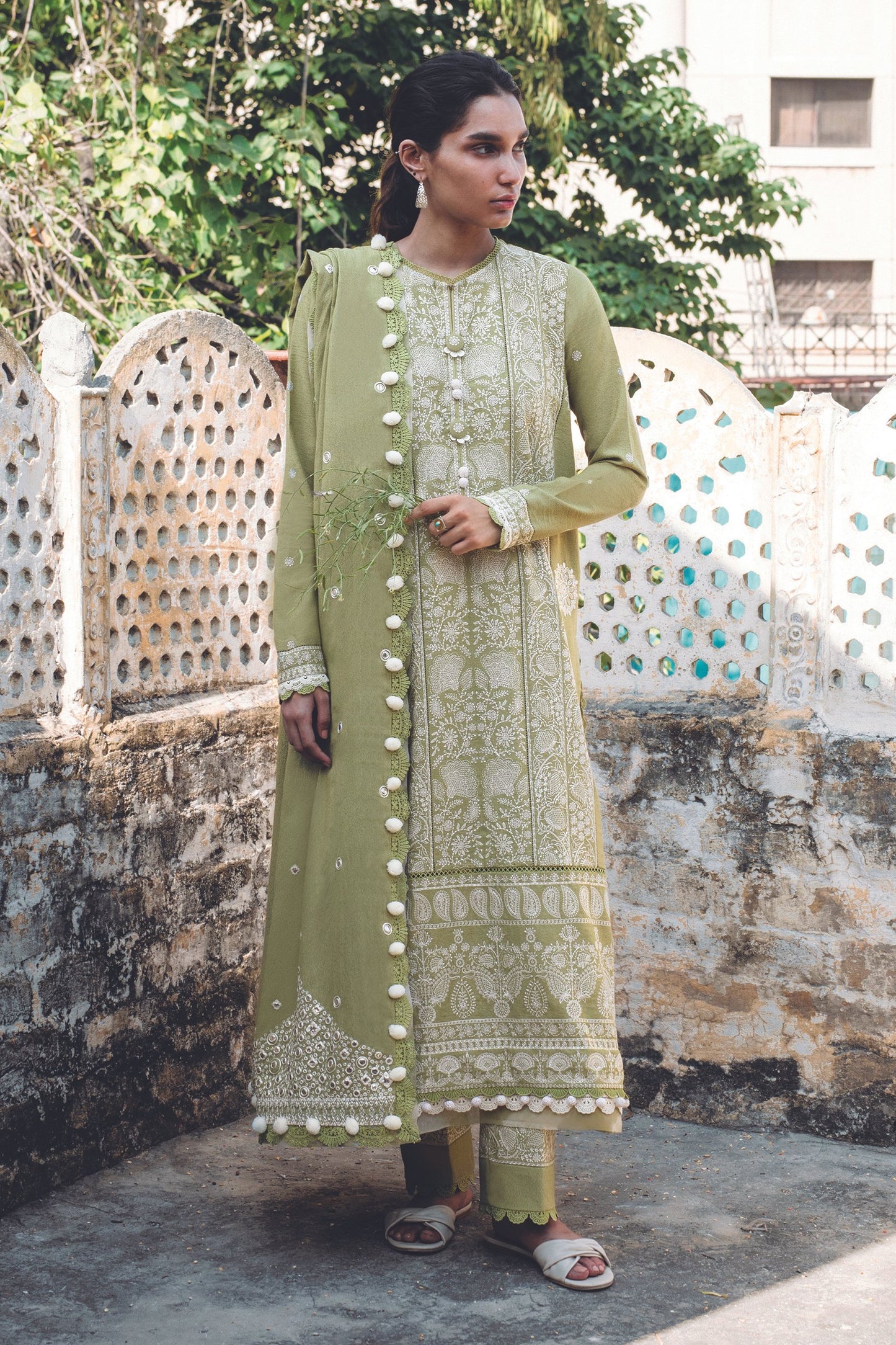 PARISA (ZW21-03) | Zaha Hamrahi Winter Collection 2021 | Unstitched Embroidered Karandi Suits