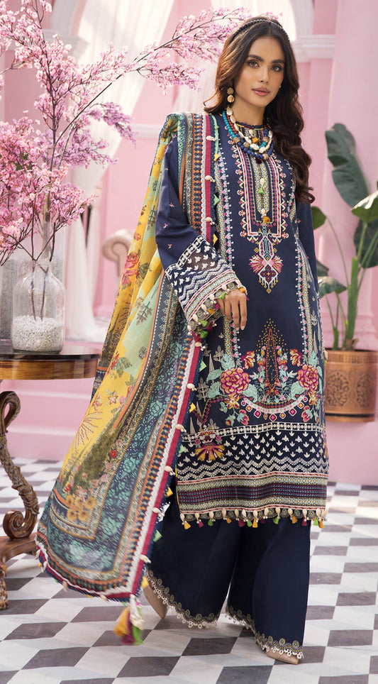 MINAHYL | Anaya VIVA by Kiran Chaudhry Embroidered Lawn '22 | Unstitched Embroidered Lawn Suits
