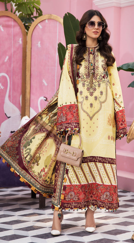 EILEEN | Anaya VIVA by Kiran Chaudhry Embroidered Lawn '22 | Unstitched Embroidered Lawn Suits