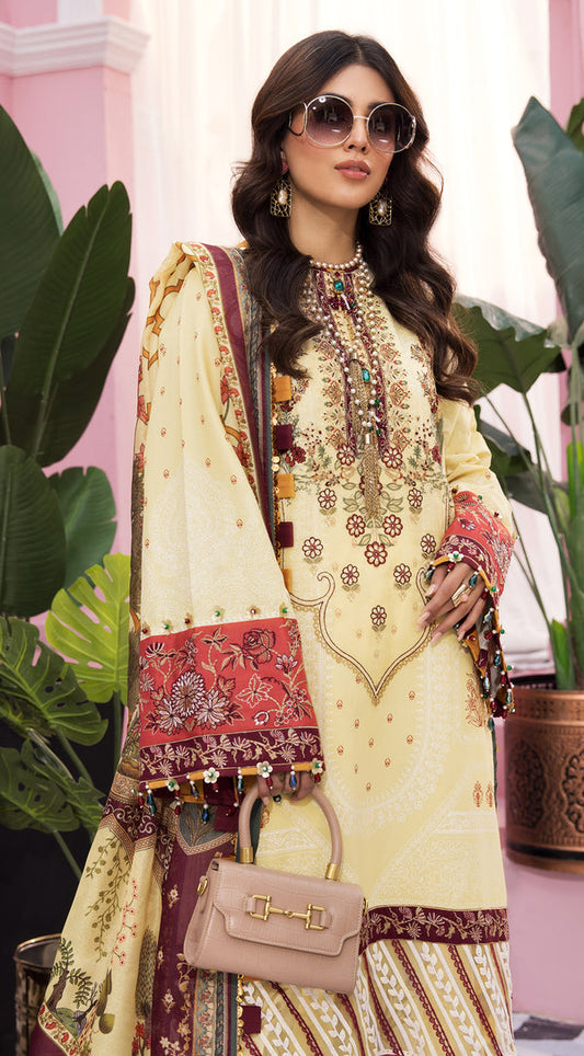 EILEEN | Anaya VIVA by Kiran Chaudhry Embroidered Lawn '22 | Unstitched Embroidered Lawn Suits