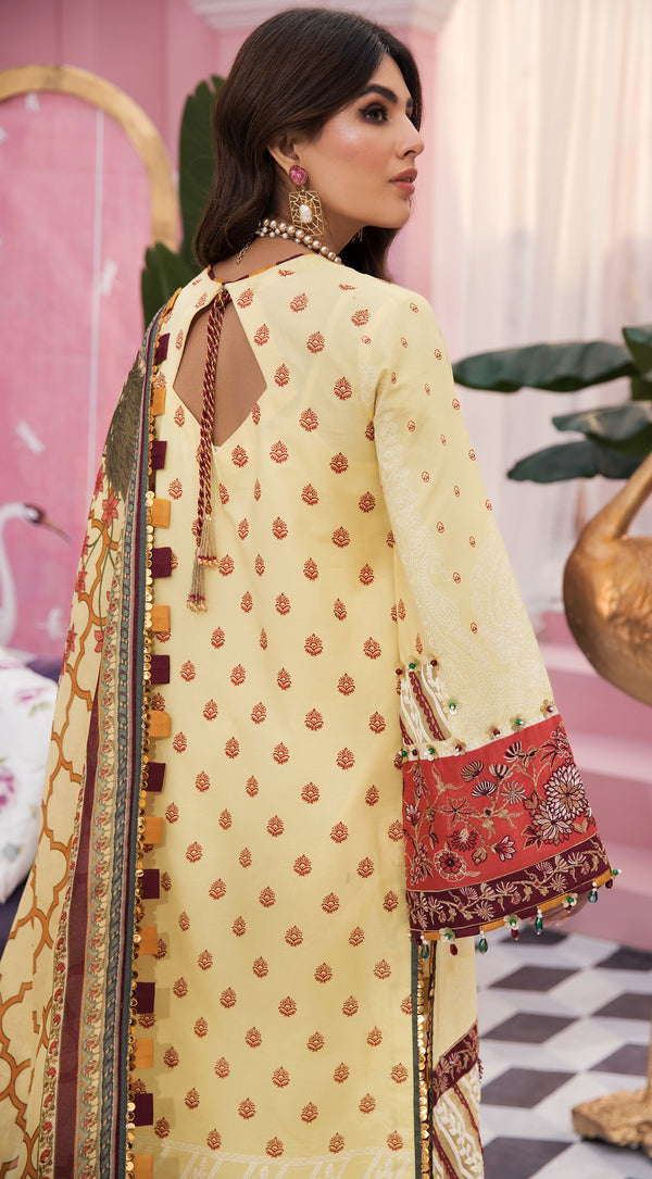 EILEEN | Anaya VIVA by Kiran Chaudhry Embroidered Lawn '22 | Unstitched Embroidered Lawn Suits
